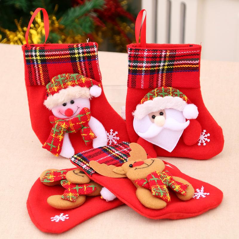 Cute Christmas Stockings Santa Claus Socks Small Boots Gift Holders Fireplace Tree Ornaments Pendant Christmas Home Decoration
Cute Christmas Stockings Santa Claus Socks Small Boots Gift Holders Fireplace Tree Ornaments Pendant Christmas Home Decoration