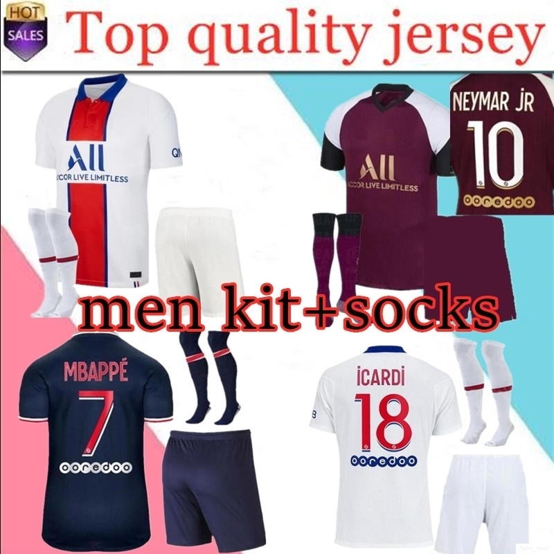 2020 2021 soccer jersey home away adult kits set 20/21 MBAPPE Maillots de foot ICARDI VERRATTI football shirt kit uniforms, Black;yellow
2020 2021 soccer jersey home away adult kits set 20/21 MBAPPE Maillots de foot ICARDI VERRATTI football shirt kit uniforms, Black;yellow