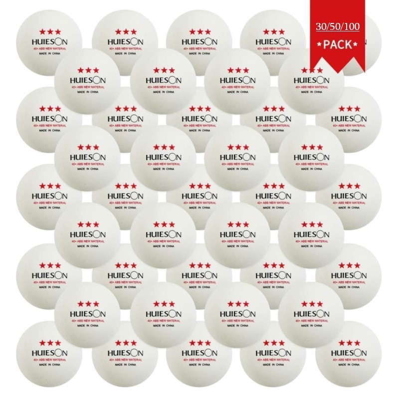 Huieson 3 Star Professional Ping Pong Balls 30/60/100 Pcs Table Tennis Ball 40mm 2.8g ABS Plastic Pingpong Balls for Match 201019
Huieson 3 Star Professional Ping Pong Balls 30/60/100 Pcs Table Tennis Ball 40mm 2.8g ABS Plastic Pingpong Balls for Match 201019
