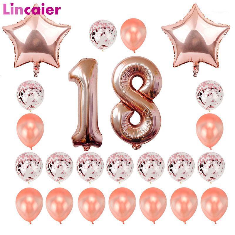 24pcs Number 18 Foil Balloons Happy 18 Birthday Party Decorations 18th Years Old Eighteen Boy Girl Supplies Anniversary1
24pcs Number 18 Foil Balloons Happy 18 Birthday Party Decorations 18th Years Old Eighteen Boy Girl Supplies Anniversary1