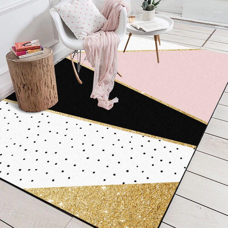 Modern Geometric Pink White Golden Black Polka Dots Door Mat Bathroom Parlor Living Room Bedroom Home Decorative Carpet Area Rug1, Pink black dots
Modern Geometric Pink White Golden Black Polka Dots Door Mat Bathroom Parlor Living Room Bedroom Home Decorative Carpet Area Rug1, Pink black dots