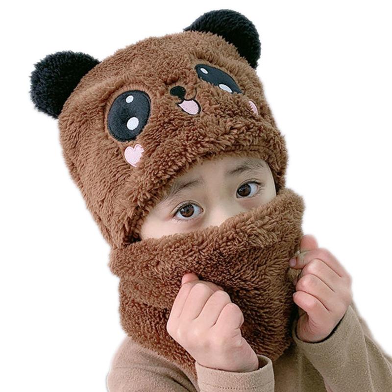 Kids Winter Warm Plush Balaclava Hat Cartoon Bear Ears Earflap Hood Cap Scarf R7RF, Kh
Kids Winter Warm Plush Balaclava Hat Cartoon Bear Ears Earflap Hood Cap Scarf R7RF, Kh