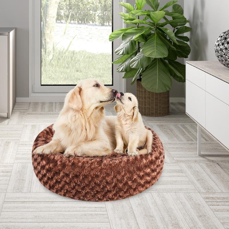 Round Plush Bed Houses Mat Winter Warm Sleeping Cats Nest Soft Long Plush Basket Pet Cushion Portable Pets Supplies
Round Plush Bed Houses Mat Winter Warm Sleeping Cats Nest Soft Long Plush Basket Pet Cushion Portable Pets Supplies
