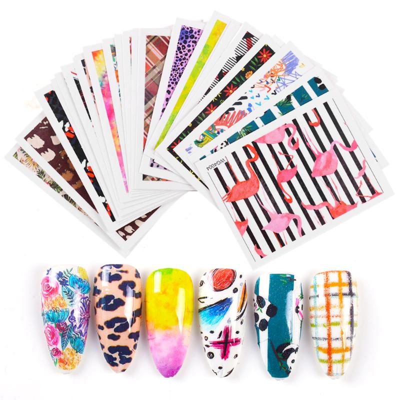 25Sheet/set Flower Series Nail Water Decals Bird Plant Pattern TNail Art Water Transfer Decals Tattoos Sliders Manicure
25Sheet/set Flower Series Nail Water Decals Bird Plant Pattern TNail Art Water Transfer Decals Tattoos Sliders Manicure