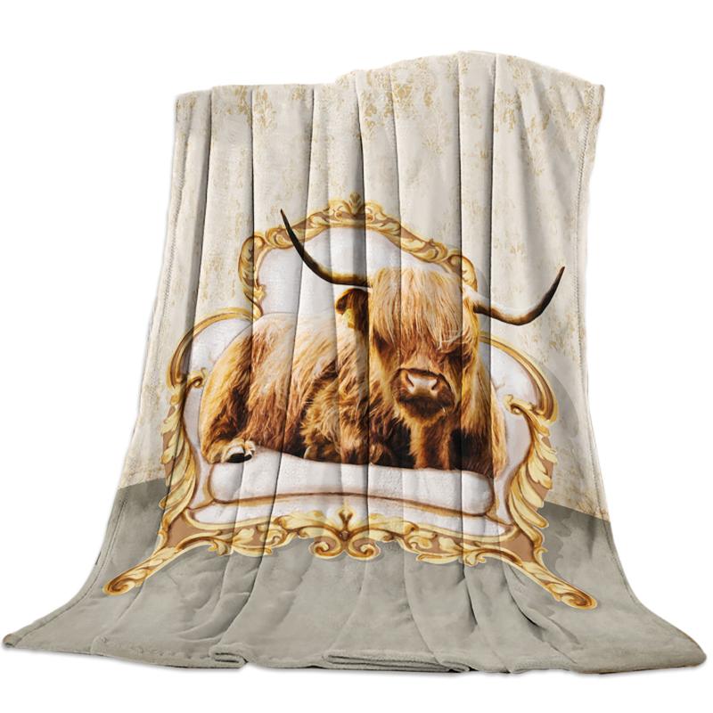 Highland Cow Sitting On Sofa Throw Blanket Portable Soft Blanket for Sofa Microfiber Flannel Blankets for Beds
Highland Cow Sitting On Sofa Throw Blanket Portable Soft Blanket for Sofa Microfiber Flannel Blankets for Beds