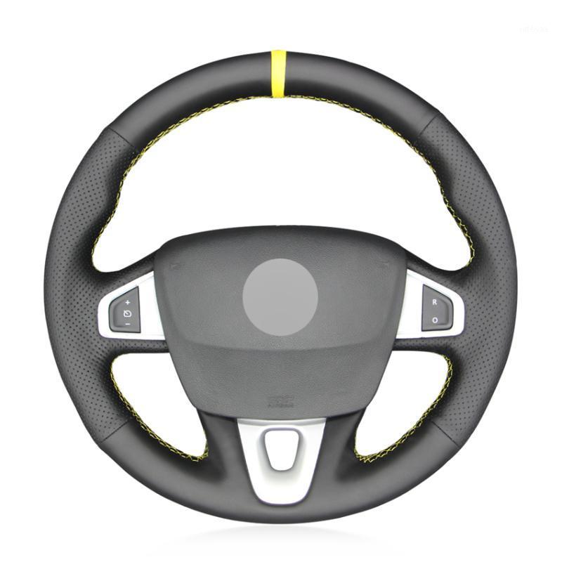 Black PU Faux Leather Yellow Marker Hand-stitched Car Steering Wheel Cover for Megane 3 (Coupe GT) 2010-20201
Black PU Faux Leather Yellow Marker Hand-stitched Car Steering Wheel Cover for Megane 3 (Coupe GT) 2010-20201
