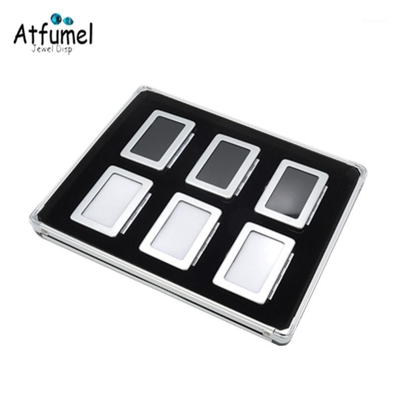 New Metal Diamond Jewelry Display Box Tray Metal Stone Box Coin Gem Diamond Ring Jewelry Storage Organizer Case Pendant Gift1
New Metal Diamond Jewelry Display Box Tray Metal Stone Box Coin Gem Diamond Ring Jewelry Storage Organizer Case Pendant Gift1