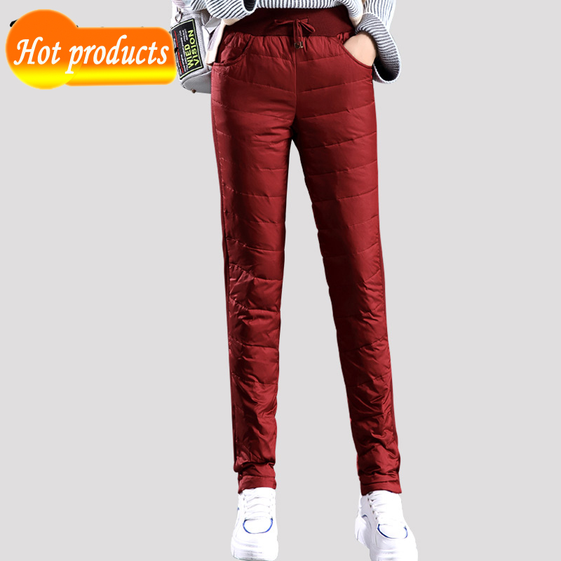 Inverno femininas mais tamanho preto causal quente feminino para baixo calas de pato grosso F8F4, Red.
Inverno femininas mais tamanho preto causal quente feminino para baixo calas de pato grosso F8F4, Red.