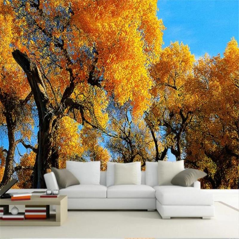 Milofi custom 3D wall decoration wallpaper mural Populus euphratica landscape picture living room bedroom background wall, Silk cloth
Milofi custom 3D wall decoration wallpaper mural Populus euphratica landscape picture living room bedroom background wall, Silk cloth