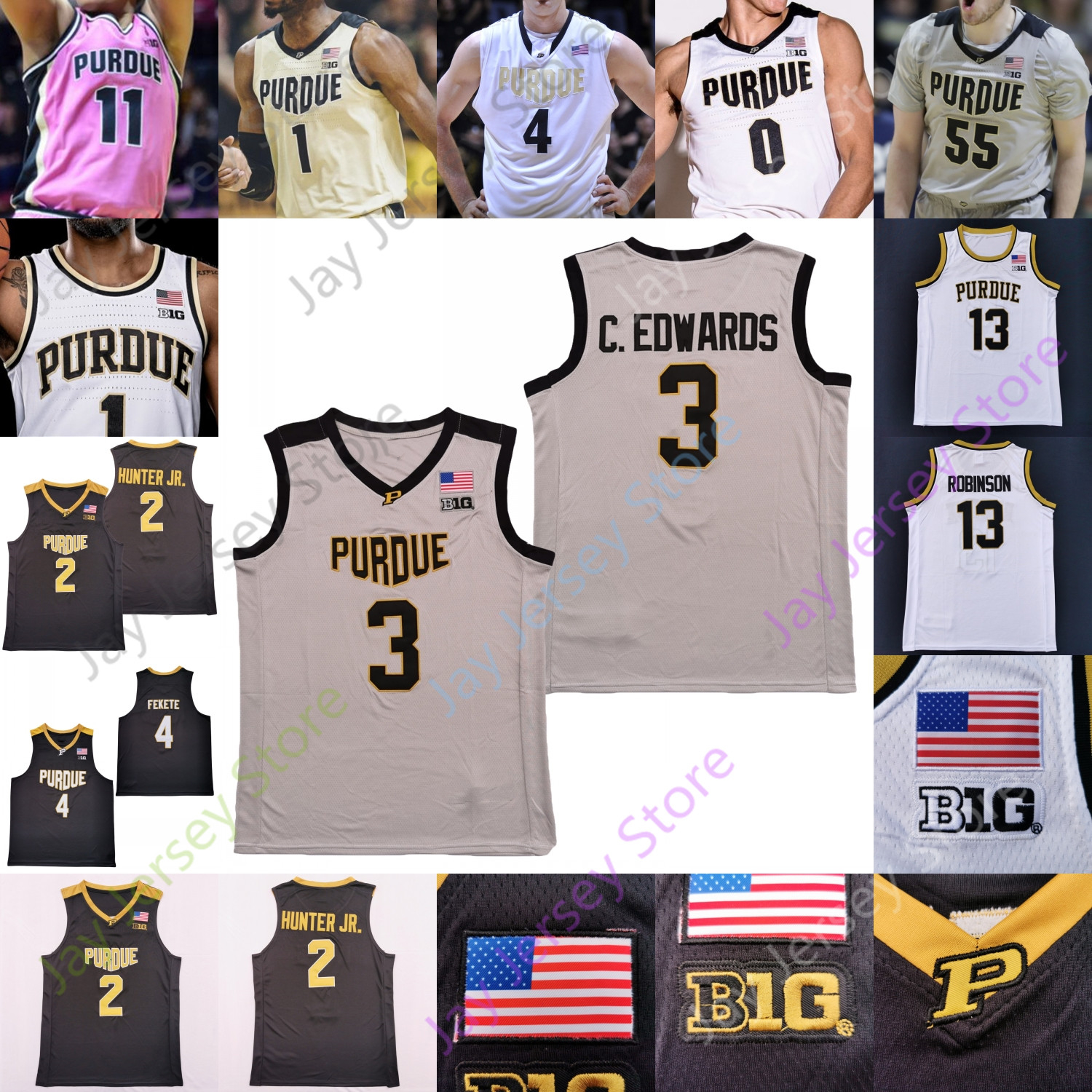 Purdue Boilermakers Basketball Jersey NCAA College Jahaad Sasha Stefanovic Hunter Jr. Haarms Wheeler Williams Eastern Thompson Carroll, Black
Purdue Boilermakers Basketball Jersey NCAA College Jahaad Sasha Stefanovic Hunter Jr. Haarms Wheeler Williams Eastern Thompson Carroll, Black