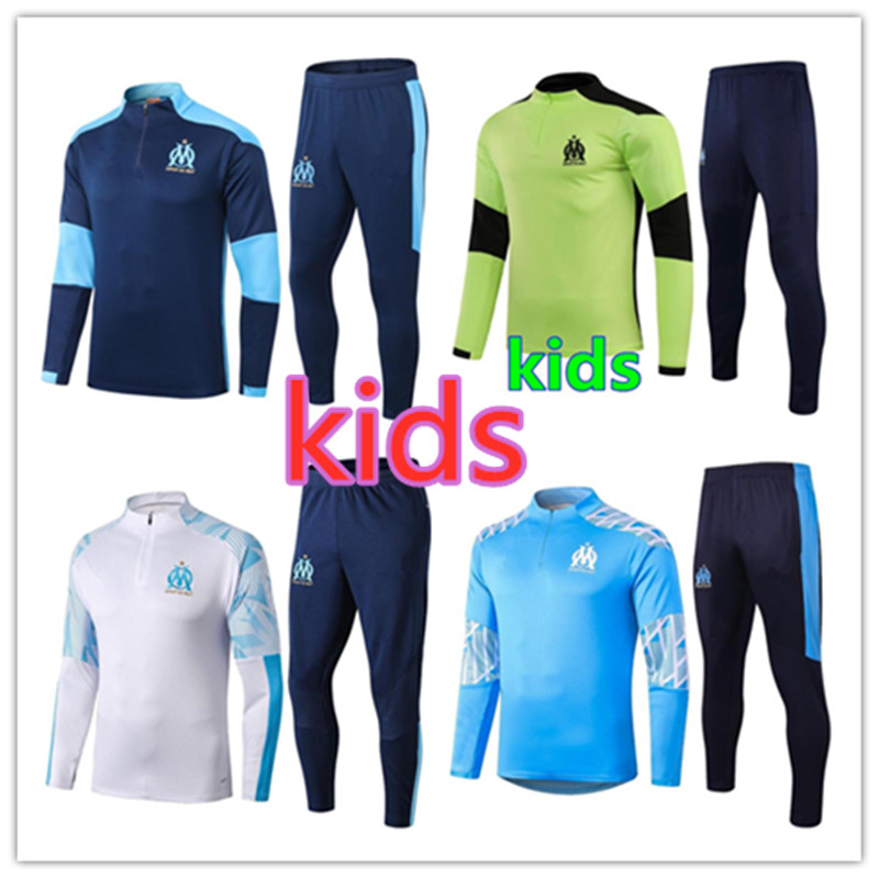 Kids tracksuit Olympique de Marseille soccer training suit Maillot De Foot 2020 2021 PAYET THAUVIN OM Football jacket jogging tracksuit
Kids tracksuit Olympique de Marseille soccer training suit Maillot De Foot 2020 2021 PAYET THAUVIN OM Football jacket jogging tracksuit