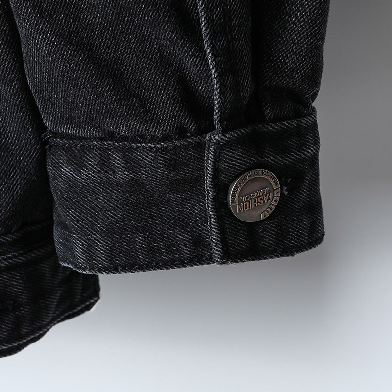 Large Size 4XL 5XL 6XL Denim Jacket 2019 Fashion Autumn and Winter New High Quality Black Denim Jacket Hip Hop Men's Clothing T200502