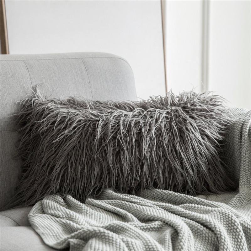 Cushion Cover Decorative Long Hair Pillow Plush Case New Luxury Series Style Faux Fur Throw Cushion Bedroom Sofa Decor 30 X 50cm, Black
Cushion Cover Decorative Long Hair Pillow Plush Case New Luxury Series Style Faux Fur Throw Cushion Bedroom Sofa Decor 30 X 50cm, Black
