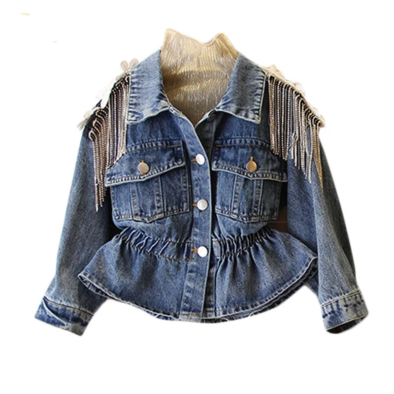 for Girls Cute Coats Denim Jacket for Children Girls Clothes Jean Jackets For Toddler & Kids, Blue
for Girls Cute Coats Denim Jacket for Children Girls Clothes Jean Jackets For Toddler & Kids, Blue