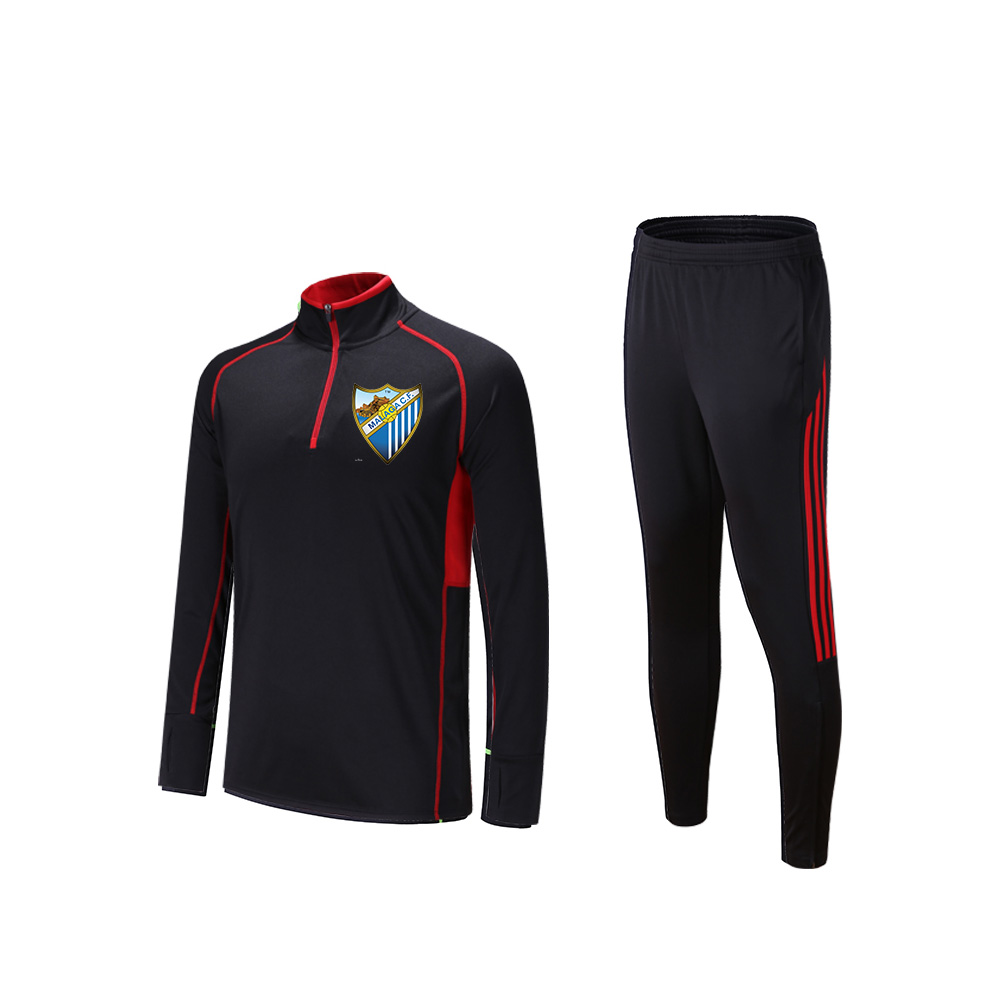 20-21 Málaga CF Adult Football Training tracksuit Women Casual Set Kids Winter Uniform tracksuit men warm Sportswear, Black and white
20-21 Málaga CF Adult Football Training tracksuit Women Casual Set Kids Winter Uniform tracksuit men warm Sportswear, Black and white