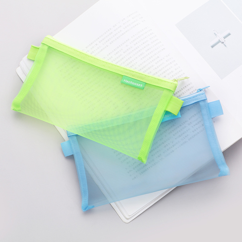 Transparent Mesh Pen Case Colors Grid Pencil Pouches Pen Bag for Students Exam Stationery Storage Bag School Office Supplies
Transparent Mesh Pen Case Colors Grid Pencil Pouches Pen Bag for Students Exam Stationery Storage Bag School Office Supplies