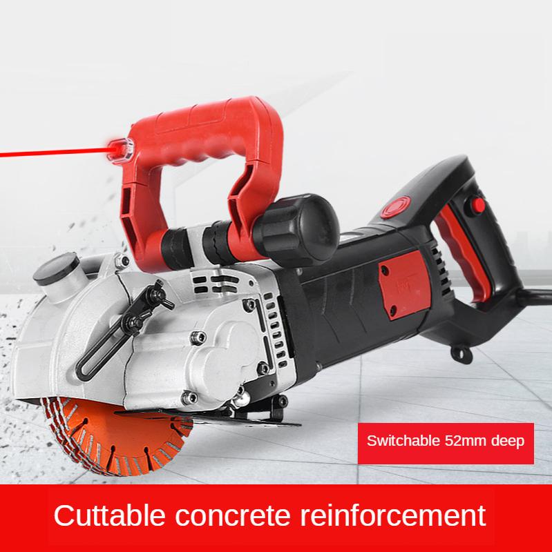 133 with a laser slotting machine to form a dust-free hydropower installation slotted concrete wall 110V
133 with a laser slotting machine to form a dust-free hydropower installation slotted concrete wall 110V