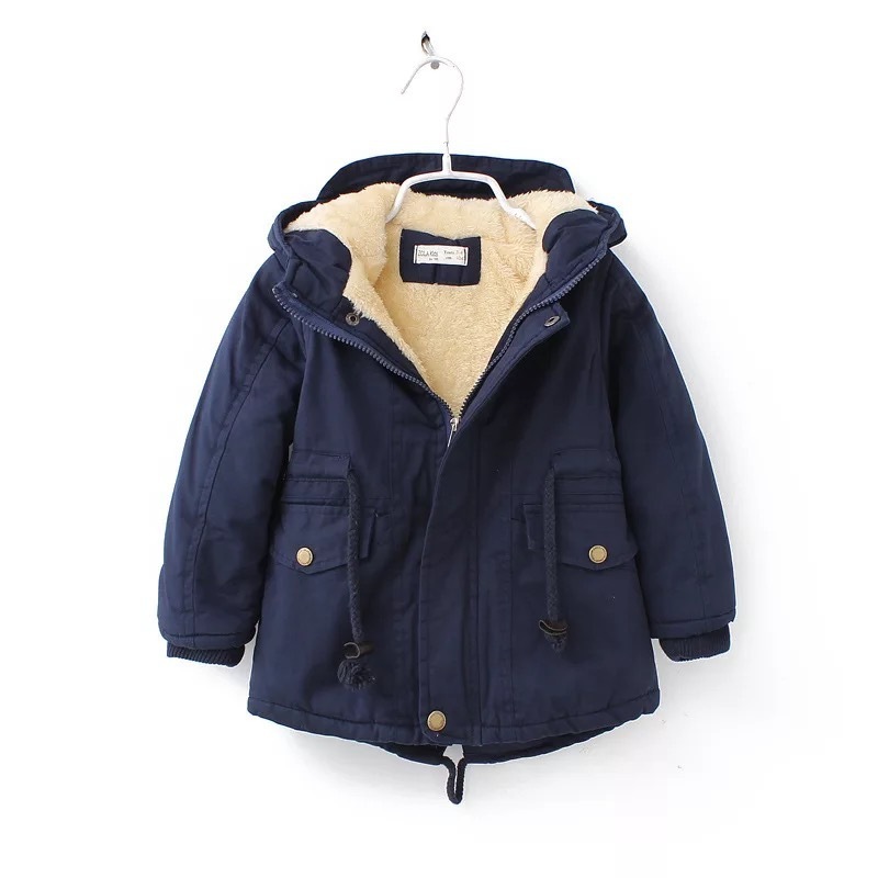 kids Jackets New Arrive boys and Girls winter woolen coats Children Hoodies Warm Outerwear Windbreaker for Bbaby Boys Thick Coat LJ201125