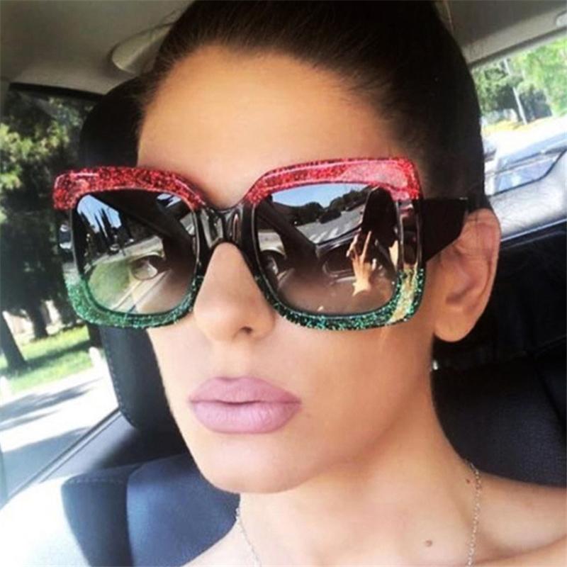 New trend big frame square sunglasses women fashion colorful glitter sunglasses personality retro driving glasses
New trend big frame square sunglasses women fashion colorful glitter sunglasses personality retro driving glasses