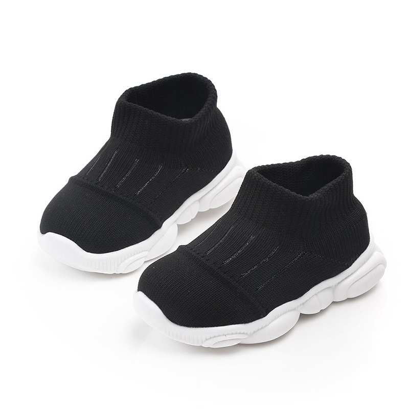 New Baby Shoes Sneakers Solid Color Breathable Cotton Infant Toddler Boy Girl SportsAir Mesh Casual Shoes Anti-slip Boy Shoes 201130