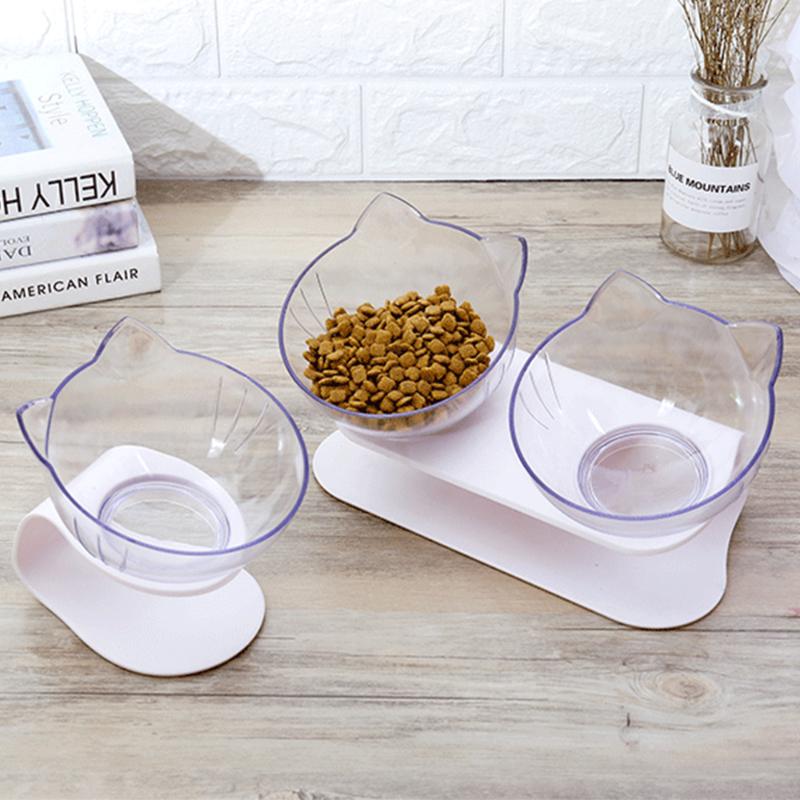 Cat Bowls Dogs Feeders Cat Feeding Bowl With Raised Stand For Cats Double Bowl Cats Bowls Water Pet Supplies 
Cat Bowls Dogs Feeders Cat Feeding Bowl With Raised Stand For Cats Double Bowl Cats Bowls Water Pet Supplies