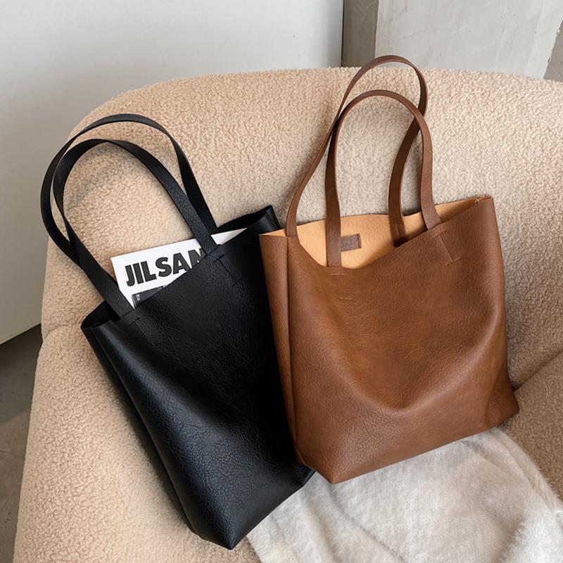 New PU Leather Shoulder Bag Large Capacity Tote Bags For Women Fashion Travel Working Handbags Vintage Crossbody Bags Lady Tote, Black
New PU Leather Shoulder Bag Large Capacity Tote Bags For Women Fashion Travel Working Handbags Vintage Crossbody Bags Lady Tote, Black