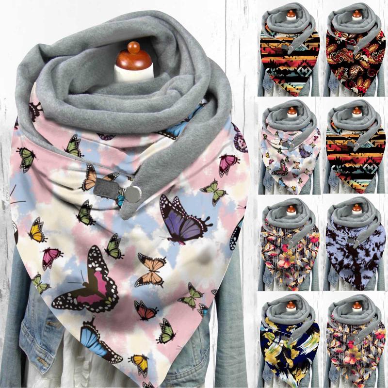 Fashion Christmas Printing 2020 Women Scarf Retro Multi-Purpose Button Soft Neck Scarf Lady Shawls Casual Warm Scarves Wraps
Fashion Christmas Printing 2020 Women Scarf Retro Multi-Purpose Button Soft Neck Scarf Lady Shawls Casual Warm Scarves Wraps