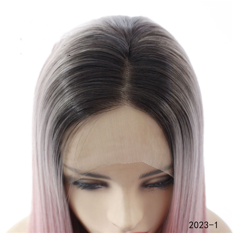 26 Inches Synthetic Lacefront Wig Simulation Human Hair Lace front Wigs Silky Straight Perruques 2023-1