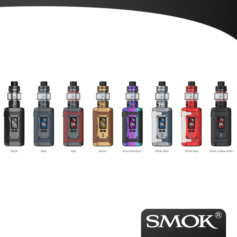 SMOK Morph 2 Kit 230W Morph Box Mod powered by Dual 18650 cells with 7.5ml TFV18 Tank Top filling System
SMOK Morph 2 Kit 230W Morph Box Mod powered by Dual 18650 cells with 7.5ml TFV18 Tank Top filling System
