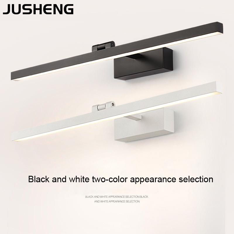JUSHENG Modern Bathroom Wall light Over Mirror Indoor Black Sconces Wall Lamps with Swing arm White Vanity Lights
JUSHENG Modern Bathroom Wall light Over Mirror Indoor Black Sconces Wall Lamps with Swing arm White Vanity Lights