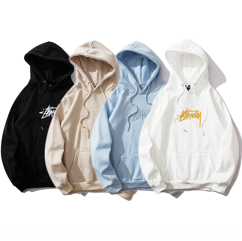 Winter Autumn / 2020 Fashion Brand Stu Letter Embroidery Versatile Loose Men's and Women's Couple's Plush Hoodie
Winter Autumn / 2020 Fashion Brand Stu Letter Embroidery Versatile Loose Men's and Women's Couple's Plush Hoodie