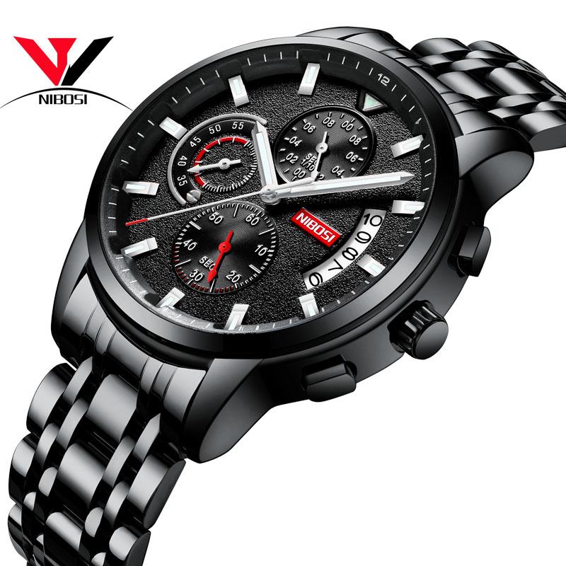 NIBOSI Steel Watch Men 2020 Men Sports Watches Waterproof With Calendar Relogio Masculino Esportivo Saat, Gold black s
NIBOSI Steel Watch Men 2020 Men Sports Watches Waterproof With Calendar Relogio Masculino Esportivo Saat, Gold black s