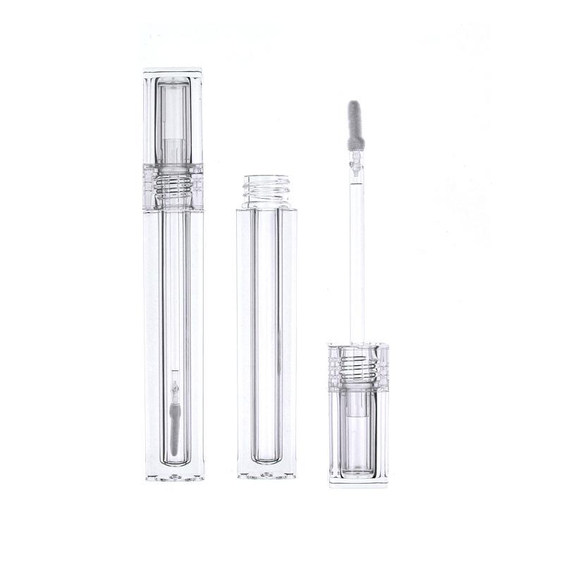 4.5ml Square tube full transparent lip glaze tubes liquid eye shadow packaging material liptubes With silicone brush head
4.5ml Square tube full transparent lip glaze tubes liquid eye shadow packaging material liptubes With silicone brush head