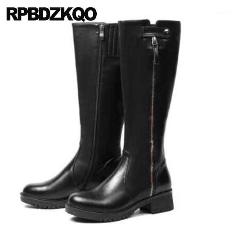 genuine leather high heel custom shoes black riding equestrian luxury chunky women block knee side zip boots 2020 long round toe1
genuine leather high heel custom shoes black riding equestrian luxury chunky women block knee side zip boots 2020 long round toe1