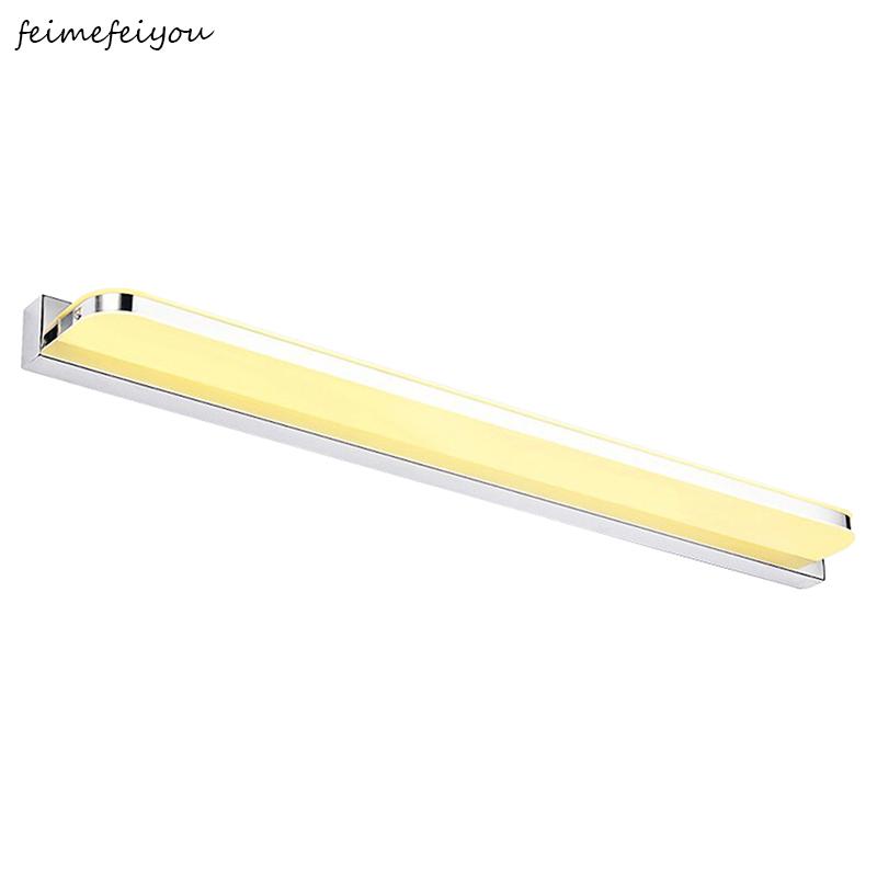 LED Bathroom lamps Over Mirror light Modern Stainless Steel Sconce Wall Lights Fixtures Daylight Bath Makeup Vanity Lighting
LED Bathroom lamps Over Mirror light Modern Stainless Steel Sconce Wall Lights Fixtures Daylight Bath Makeup Vanity Lighting