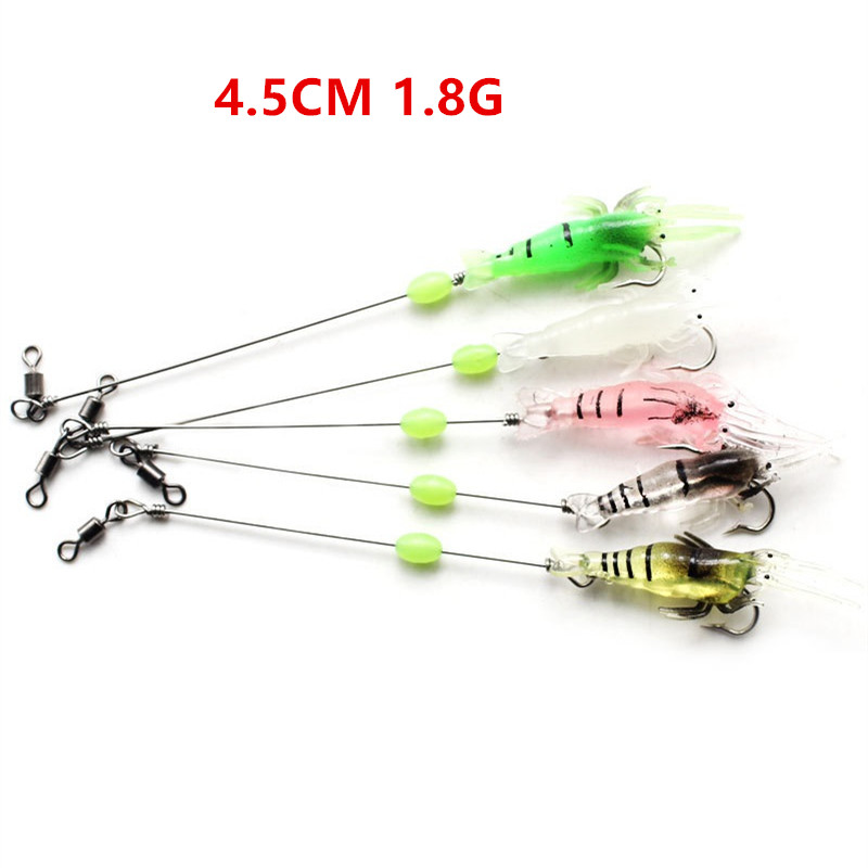 10pcs/lot 6 Color 4.5cm 1.8g Luminous Shrimp Hook Fishing Hooks Fishhooks Soft Baits & Lures Pesca Fishing Tackle F37_370
10pcs/lot 6 Color 4.5cm 1.8g Luminous Shrimp Hook Fishing Hooks Fishhooks Soft Baits & Lures Pesca Fishing Tackle F37_370