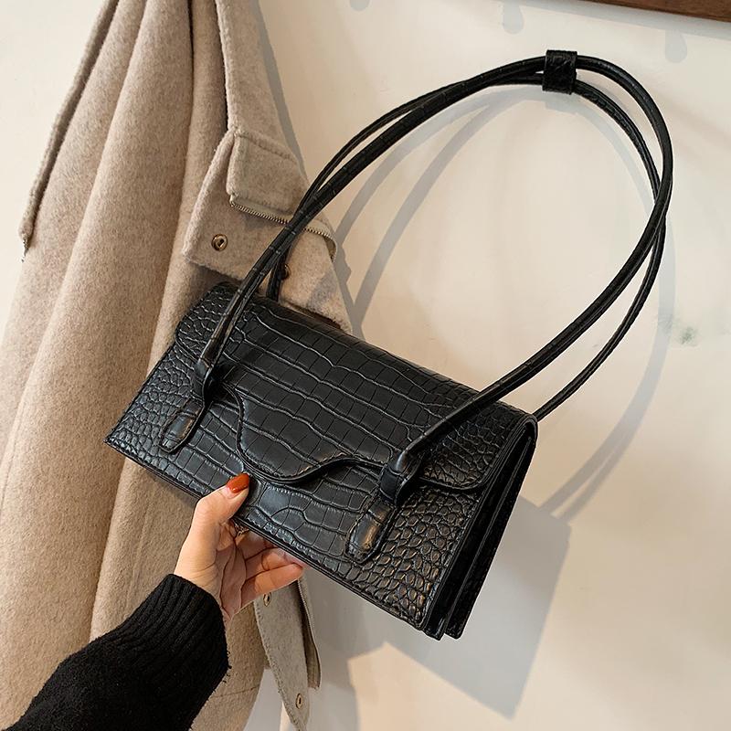 2021 alligator print PU Leather Crossbody Bags Women 2021 Luxury Quality Shoulder Simple Bag Lady Designer Handbags Totes, Black
2021 alligator print PU Leather Crossbody Bags Women 2021 Luxury Quality Shoulder Simple Bag Lady Designer Handbags Totes, Black