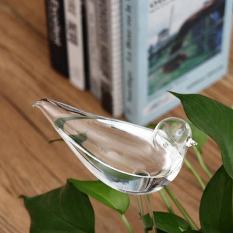 Garden Plants Flowers Water Feeder Automatic Self Watering Devices Clear Glass Water Feeder Bird Shape Watering Devices, H02
Garden Plants Flowers Water Feeder Automatic Self Watering Devices Clear Glass Water Feeder Bird Shape Watering Devices, H02