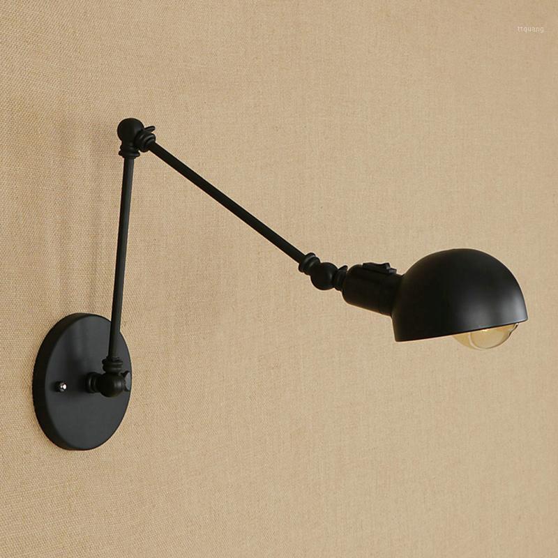 Industrial Style Sconce Wall Lighting with Adjustable Arm Retro Led Wall Lamp Switch for Home Art Deco AC 90-260V Black E27 Base1
Industrial Style Sconce Wall Lighting with Adjustable Arm Retro Led Wall Lamp Switch for Home Art Deco AC 90-260V Black E27 Base1