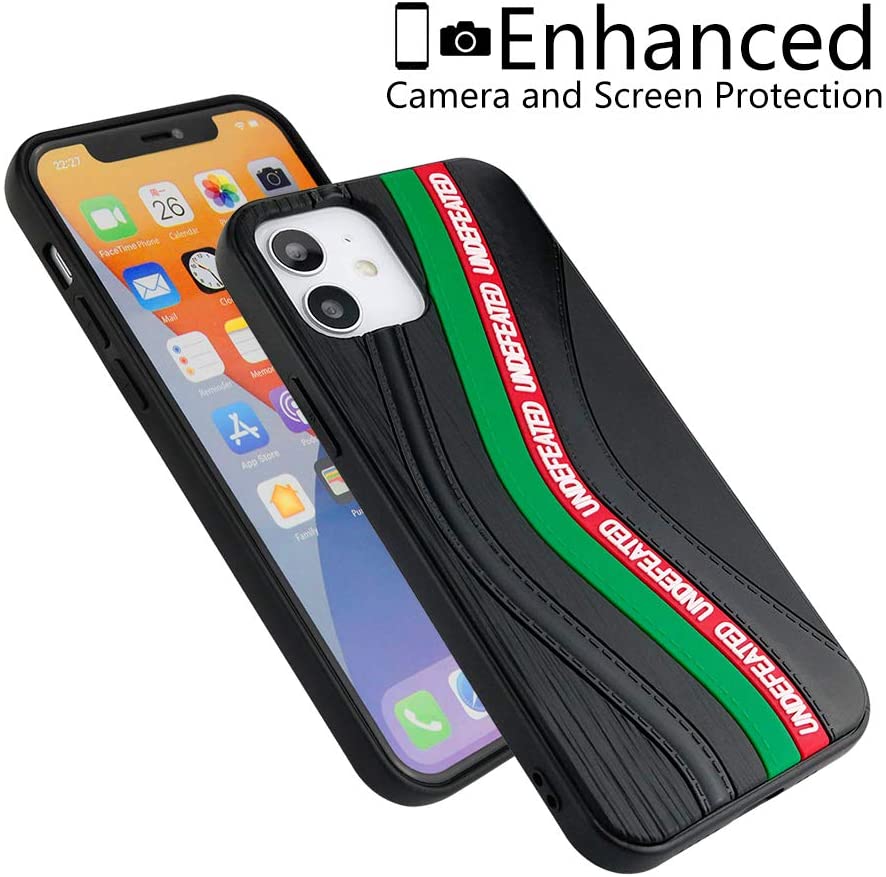 3D Black/Green Designer Inspired Phone Case Full Protective Soft Grip Textured Shock Absorbing Fashion Case For iPhone 11 12 13Pro Max 7 8 p
3D Black/Green Designer Inspired Phone Case Full Protective Soft Grip Textured Shock Absorbing Fashion Case For iPhone 11 12 13Pro Max 7 8 p