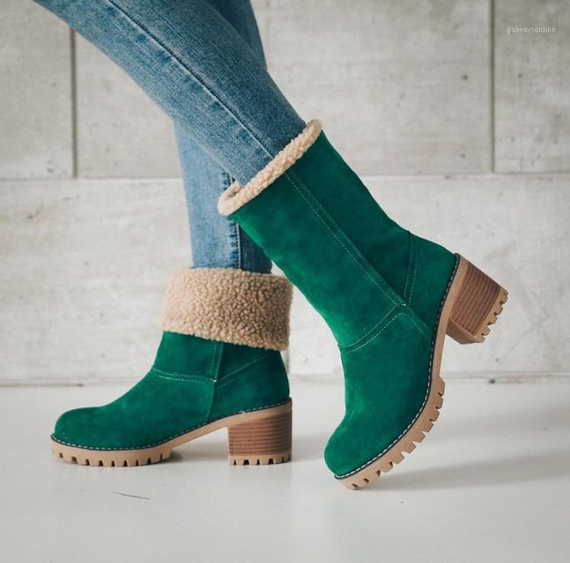 Hot cake! Women's Fashion Winter Boots Girl Fur Boots Foldable1, Black