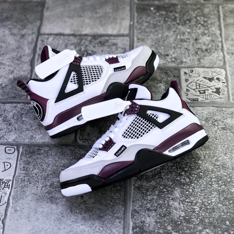 Good Quality 4S Jumpman Paname Paris Basketball Shoes Bordeaux 4 OG White Neutral Grey Black Lace-up Men Sport Sneaker Size US7-US12
Good Quality 4S Jumpman Paname Paris Basketball Shoes Bordeaux 4 OG White Neutral Grey Black Lace-up Men Sport Sneaker Size US7-US12