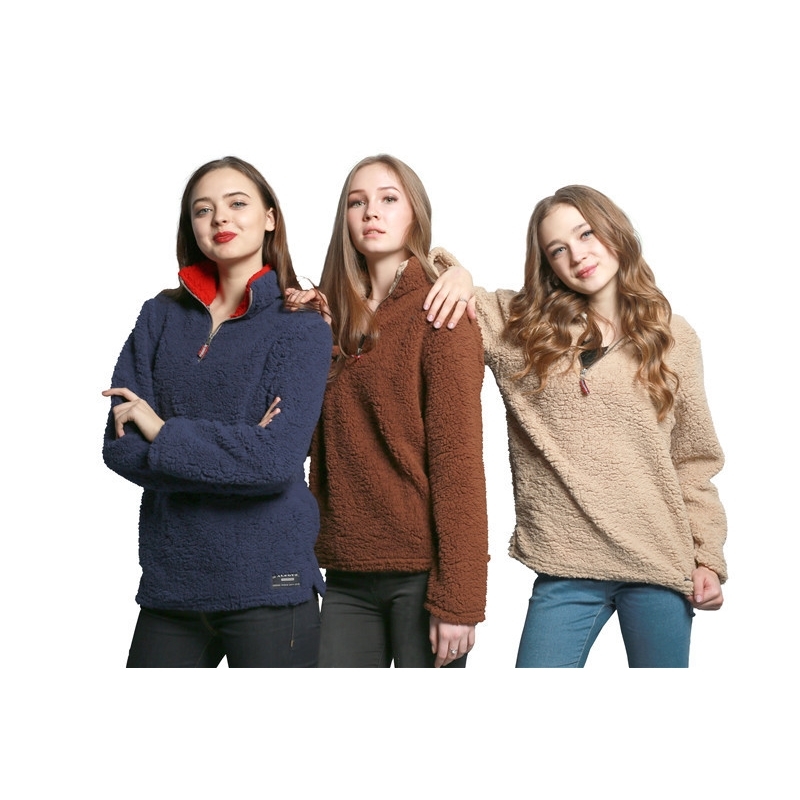 Loose casual womens baggy short fashion 1/4 zip hot fuzzy velo sweatpants chic girl pullovers soft sweaters outerwear coats VP11, Red.
Loose casual womens baggy short fashion 1/4 zip hot fuzzy velo sweatpants chic girl pullovers soft sweaters outerwear coats VP11, Red.