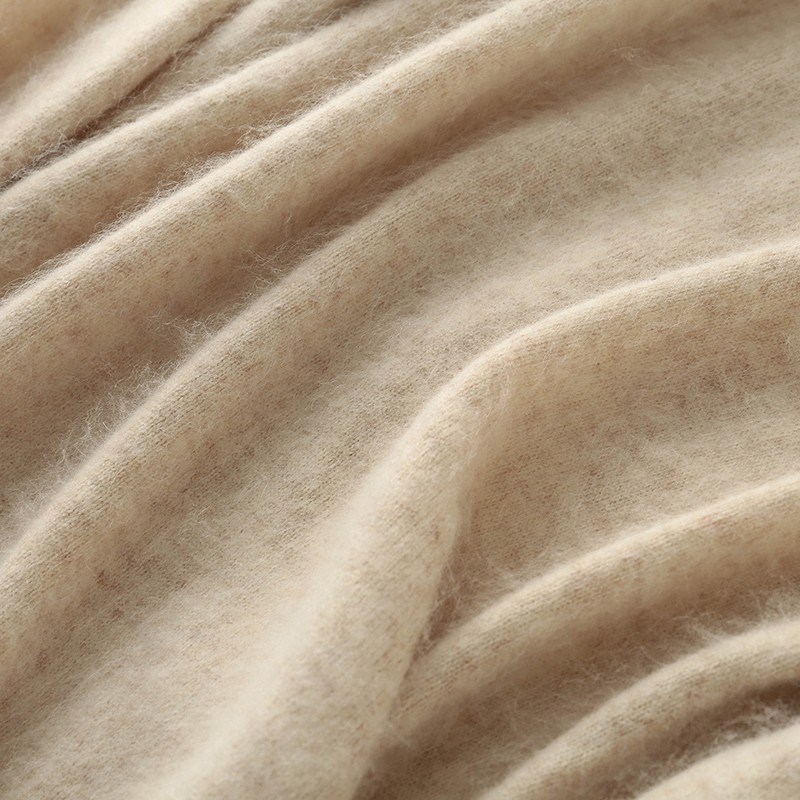 Fall Winter Clothes Women 100% Mink Cashmere Pullover Sweater Pink Knitwear Woman Long Sleeve O-neck Oversized Jumper Wool 201130