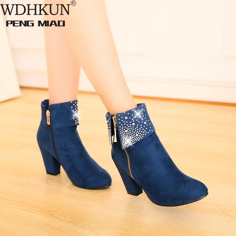 Women Shoes Boots Ankle Boots Round Toe High Heel Big Size Women for Autumn Spring Red Black Blue Winter1
Women Shoes Boots Ankle Boots Round Toe High Heel Big Size Women for Autumn Spring Red Black Blue Winter1