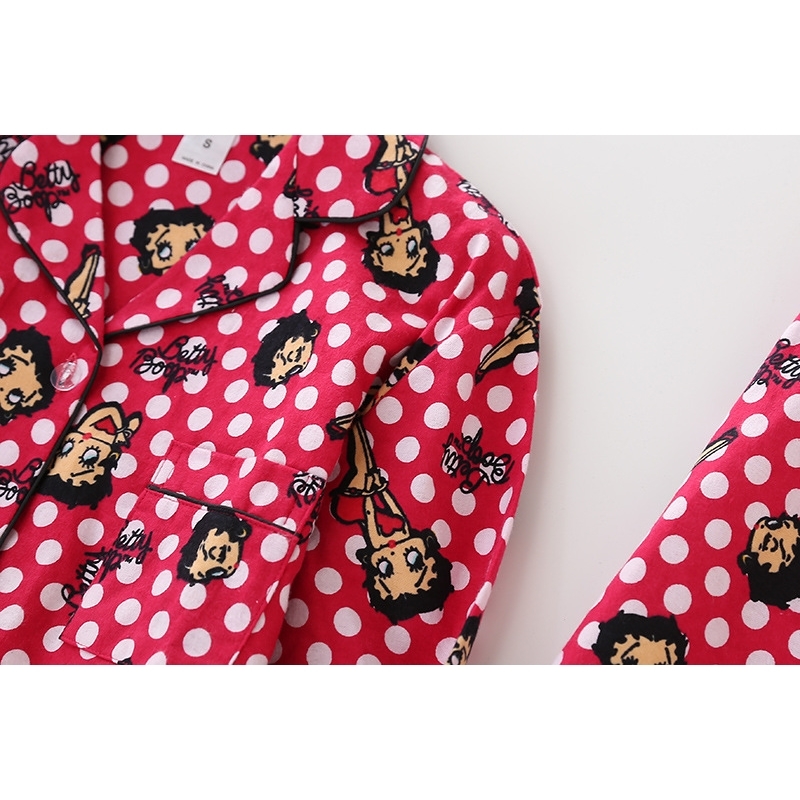 BZEL 2PCS Cotton Pajamas Sets Cute Cartoon Girl Home Pyjamas Women Plus Size Sleepwear New Style Pijamas Femme Homewear Mujer 201217