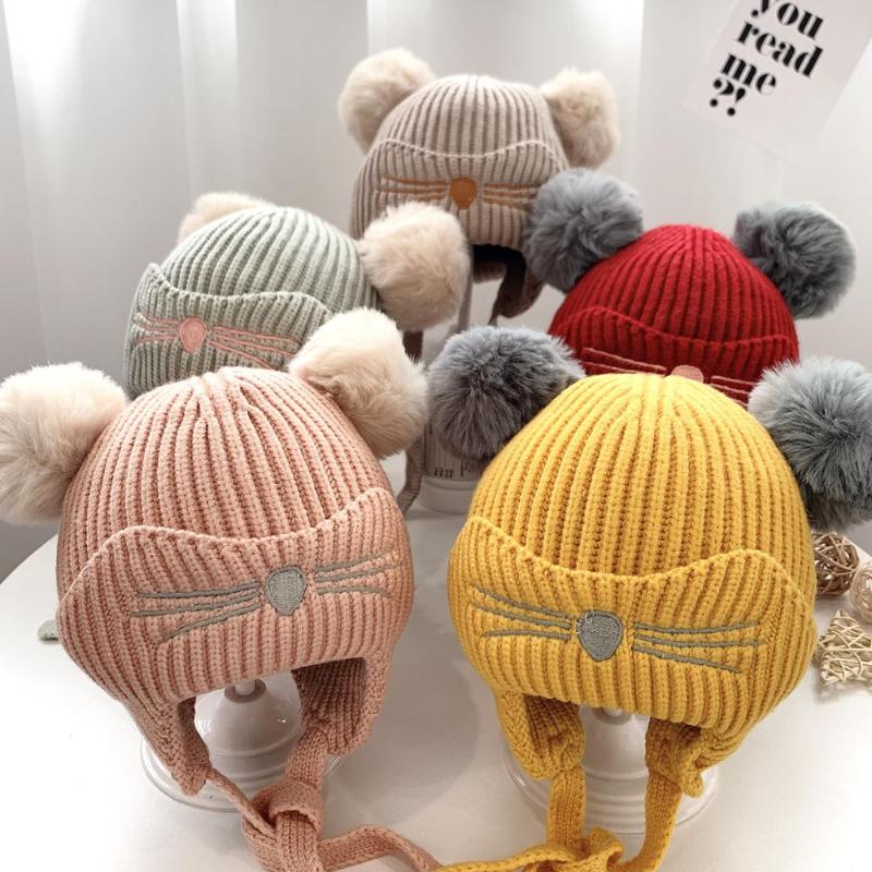 Winter Hot Style Lovely Hair Ball Fuzzy Wool Patch Cable Knit Braided Beanie Child Baby Warm Soft Cap Hat
Winter Hot Style Lovely Hair Ball Fuzzy Wool Patch Cable Knit Braided Beanie Child Baby Warm Soft Cap Hat