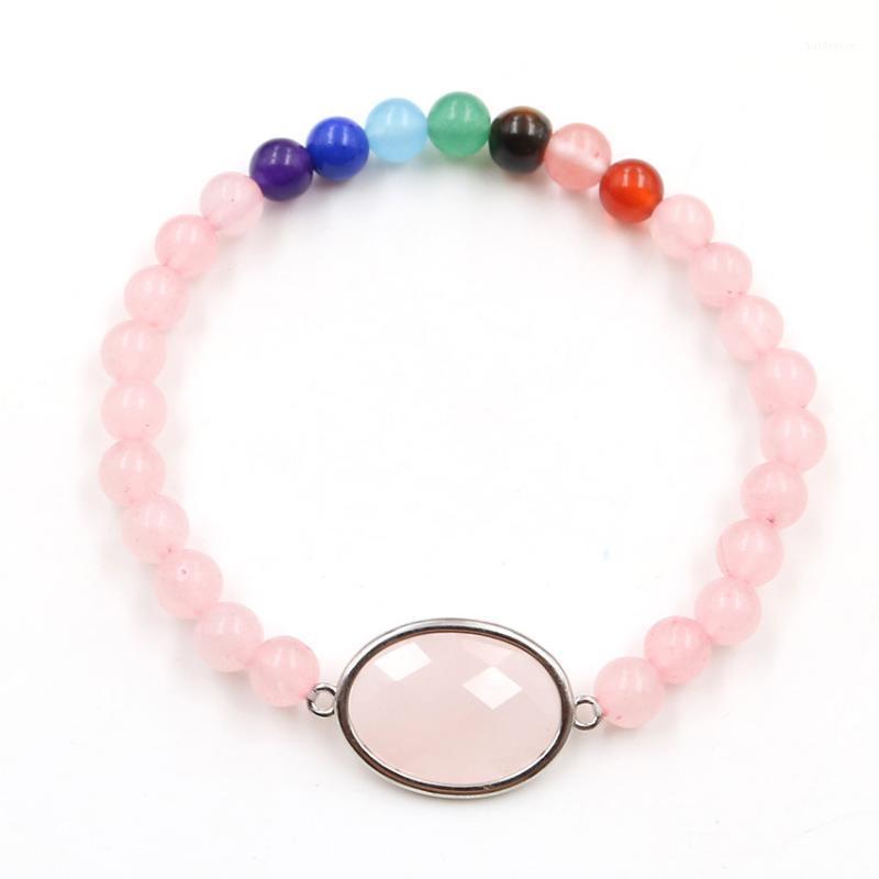 Silver Plated Oval Shape Section Rose Pink Quartz Round Beads Stretchy Bracelet Healing Chakra Reiki Jewelry1
Silver Plated Oval Shape Section Rose Pink Quartz Round Beads Stretchy Bracelet Healing Chakra Reiki Jewelry1