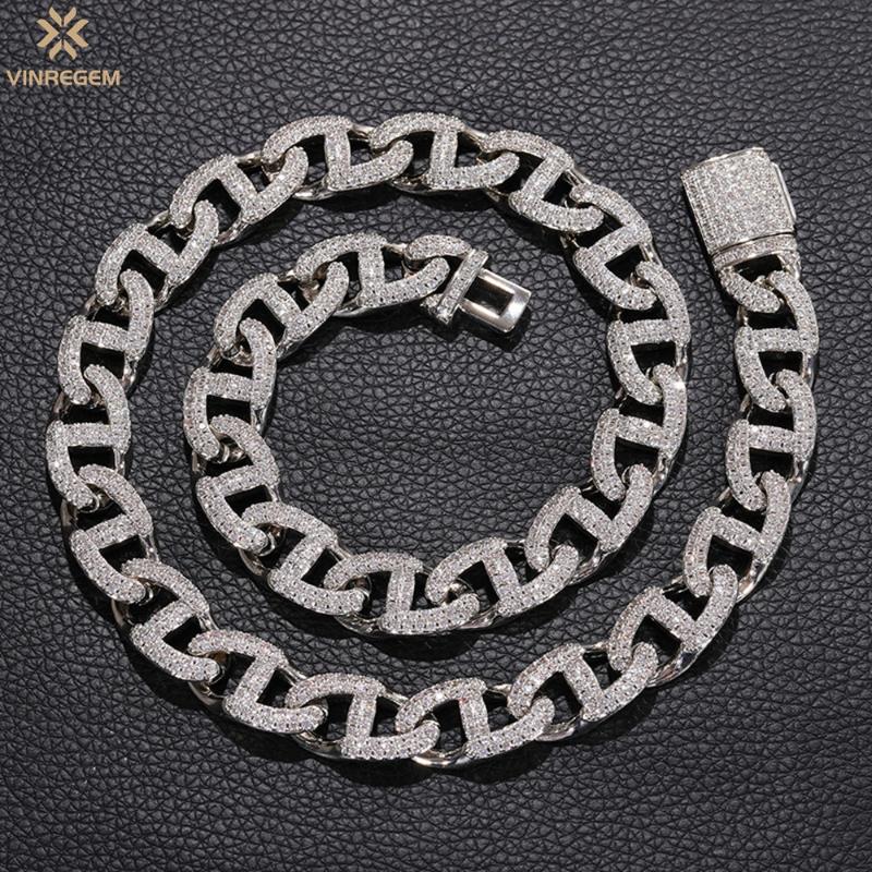 Chains Vinregem Hip Hop Rock 925 Sterling Silver Created Moissanite Gemstone Personality Miami Chain Necklace Bracelets Fine Jewelry
Chains Vinregem Hip Hop Rock 925 Sterling Silver Created Moissanite Gemstone Personality Miami Chain Necklace Bracelets Fine Jewelry