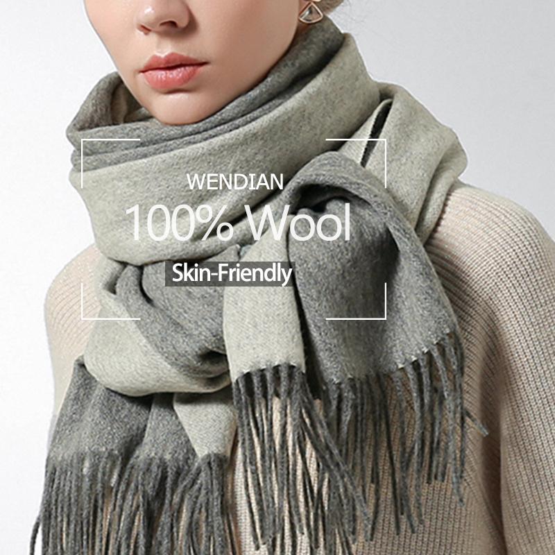 Scarves Women Wool Scarf Winter Warmer Grey Two-Colors Bufanda Korean Fashion Foulard Femme Echarpe Ladies Cashmere
Scarves Women Wool Scarf Winter Warmer Grey Two-Colors Bufanda Korean Fashion Foulard Femme Echarpe Ladies Cashmere